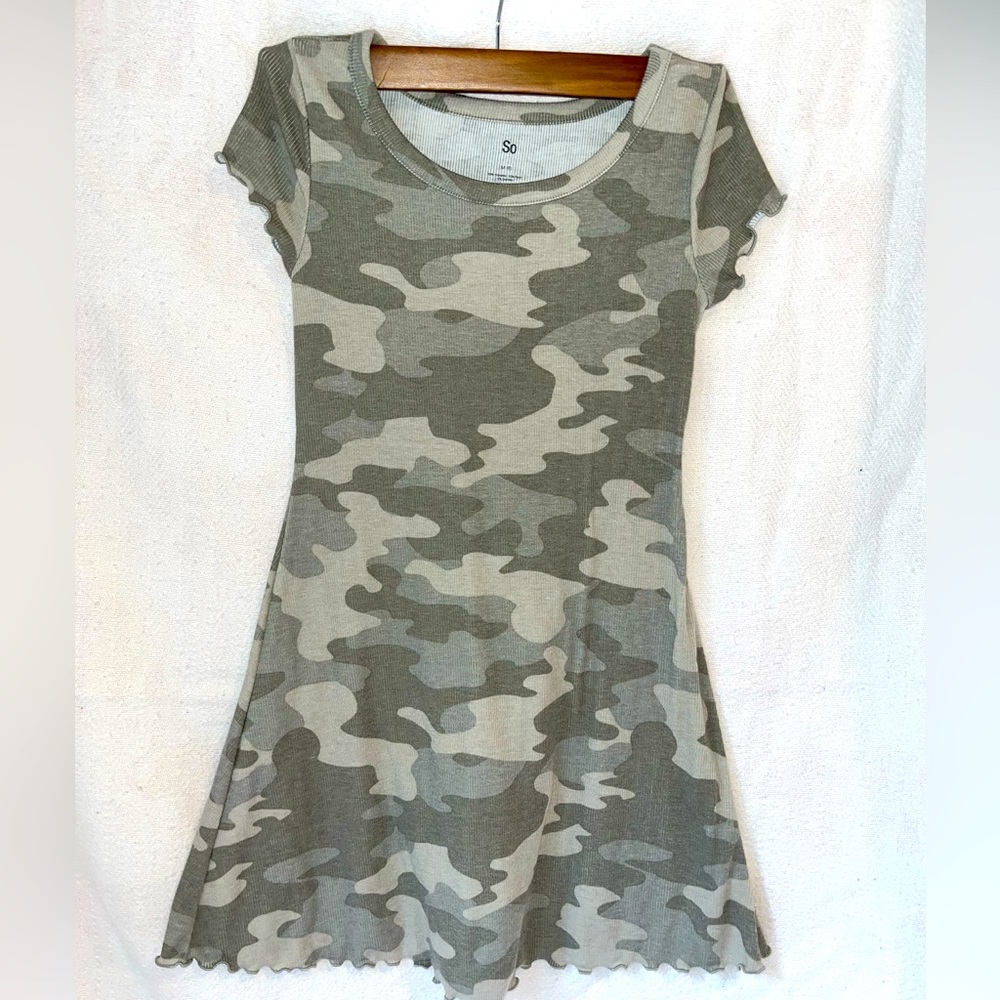 Army Print Dress